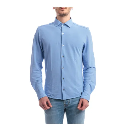 Drumohr , Casual Shirt ,Blue male, Sizes: