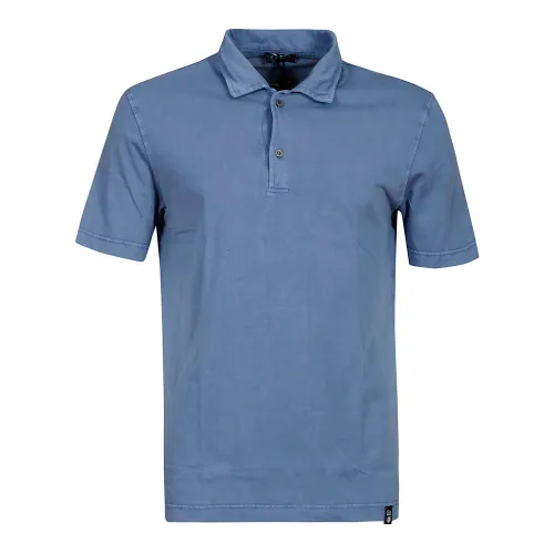 Drumohr , Polo Shirt ,Blue male, Sizes: