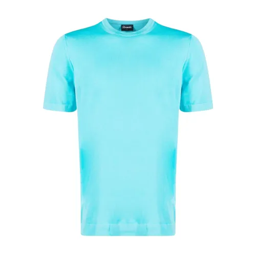 Drumohr , T-Shirt ,Blue male, Sizes: