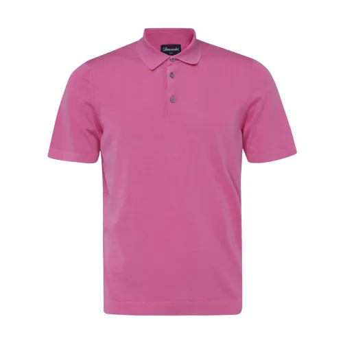 Drumohr , T-shirt ,Pink male, Sizes:
