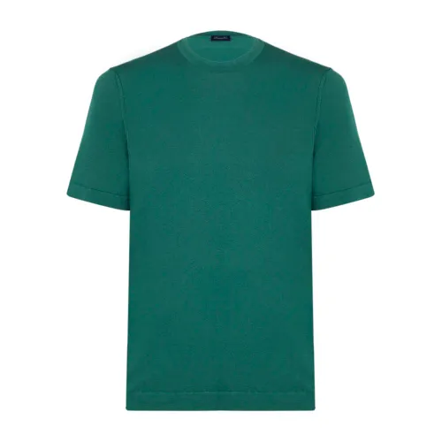 Drumohr , T-Shirts ,Green male, Sizes: