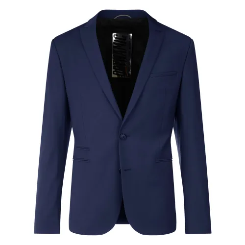 Drykorn , Irving_Sk 10 Blue Blazer for Men ,Blue male, Sizes: