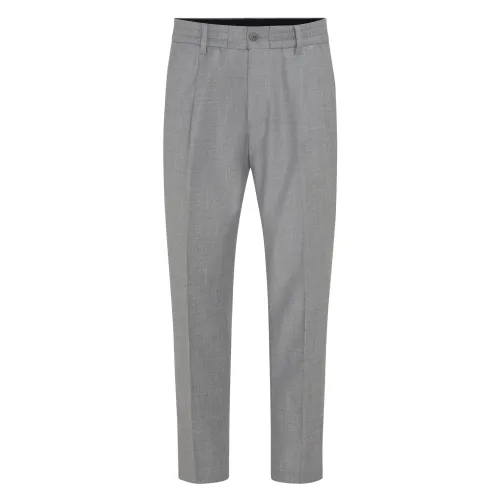 Drykorn , Stretch Grey Chino Pants ,Gray male, Sizes: