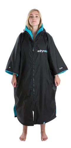 Dryrobe Advance Short Sleeved - Black & Blue
