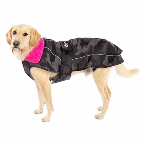 Dryrobe Dog Dryrobe - Black Camo & Pink