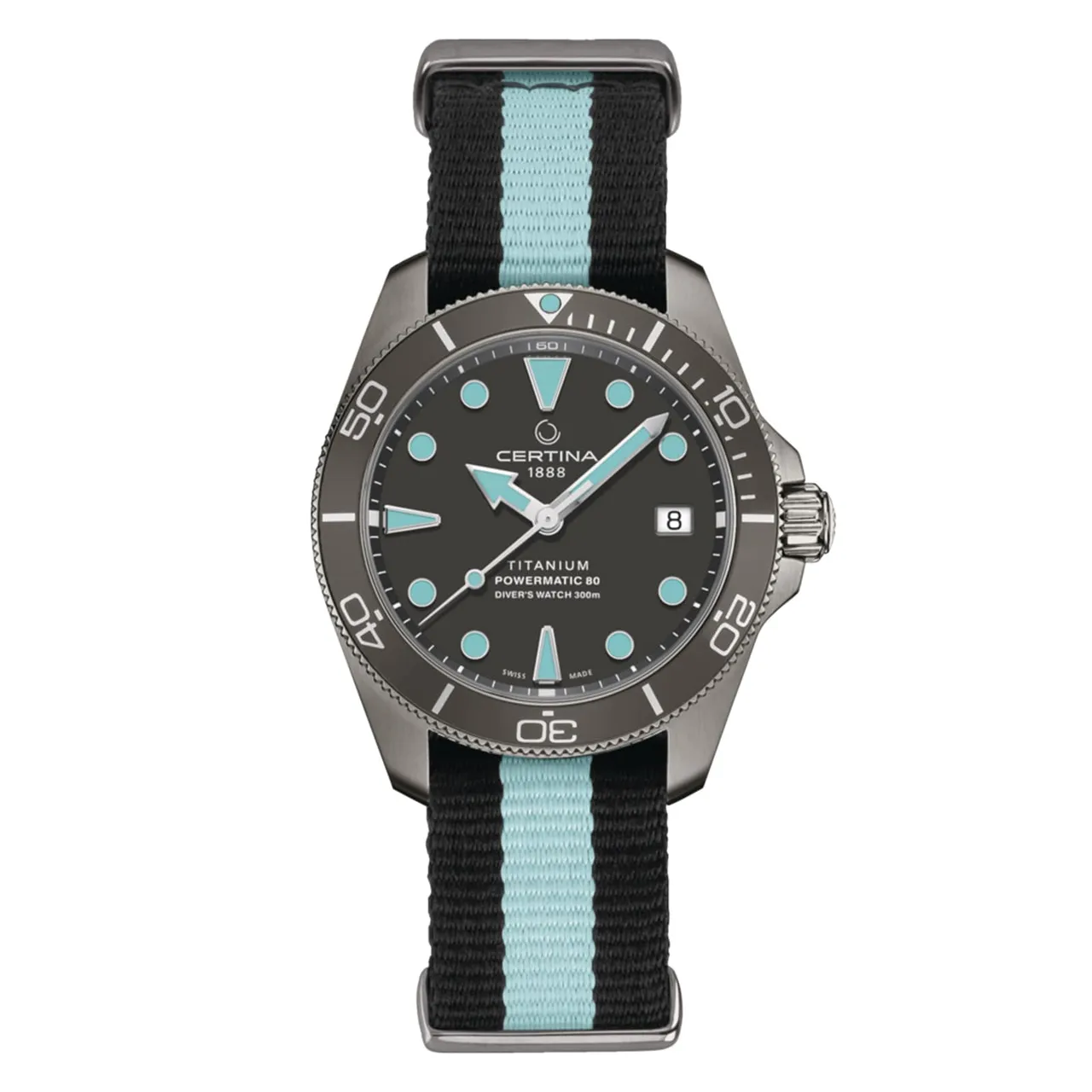 DS Action Diver 38mm Mens Watch Grey