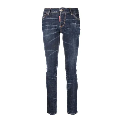 Dsquared2 , 470 Blue Slim-Fit Jeans ,Blue female, Sizes: