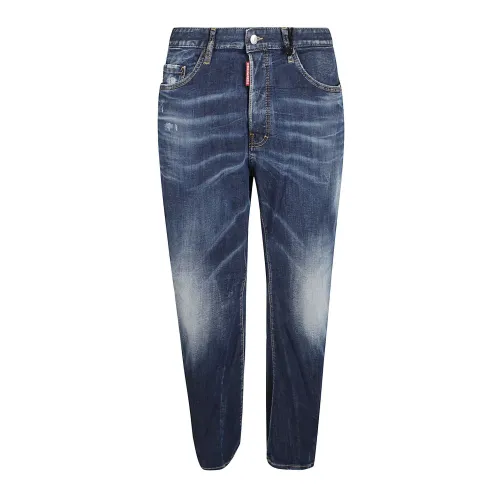 Dsquared2 , 5-Pocket Male Pants Collection ,Blue male, Sizes: