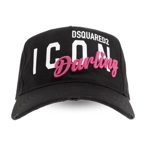Dsquared2 , Baseball cap ,Black female, Sizes: ONE