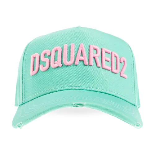 Dsquared2 , Baseball cap ,Green female, Sizes: ONE