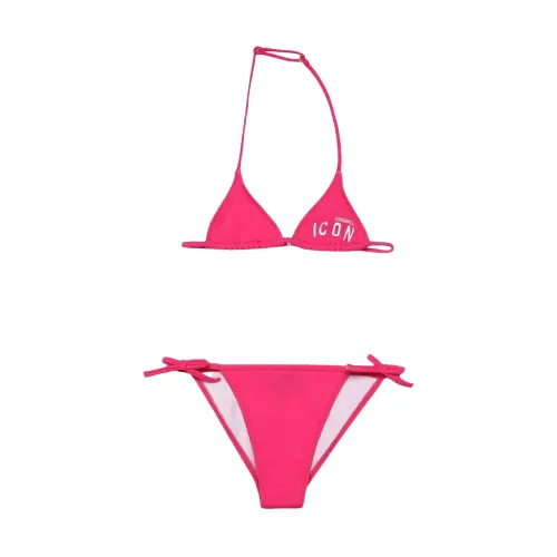 Dsquared2 , Beach Chic Bikini for Girls ,Pink female, Sizes:
