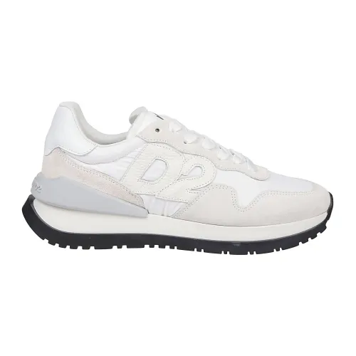 Dsquared2 , Bianco Lace-Up Low Top Sneakers ,White female, Sizes: