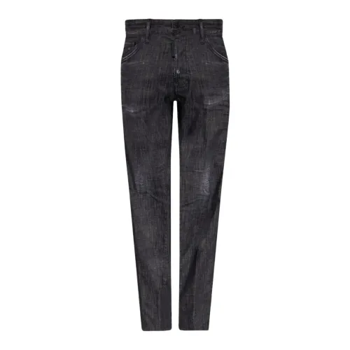 Dsquared2 , Black Jeans for Men ,Black male, Sizes: