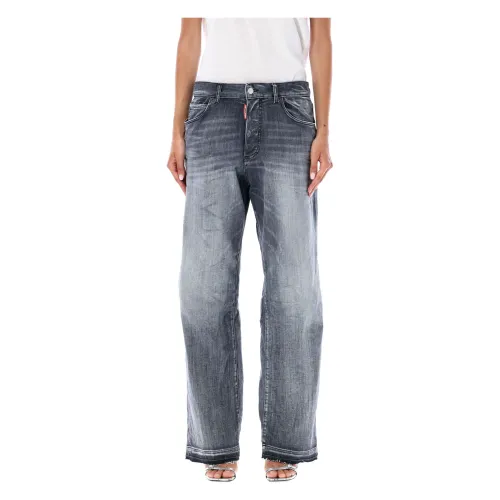 Dsquared2 , Black San Diego Denim Jeans - Aw23 ,Black female, Sizes: