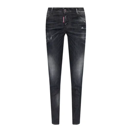 Dsquared2 , Black Skinny Jeans for Women ,Black female, Sizes: