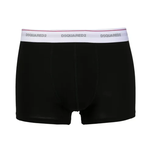 Dsquared2 , Black Underwear with 3.5cm Heel ,Black male, Sizes:
