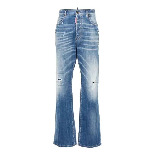 Dsquared2 , Blue Distressed Denim Jeans ,Blue female, Sizes: