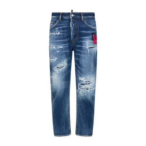 Dsquared2 , Blue Jeans for Men ,Blue male, Sizes:
