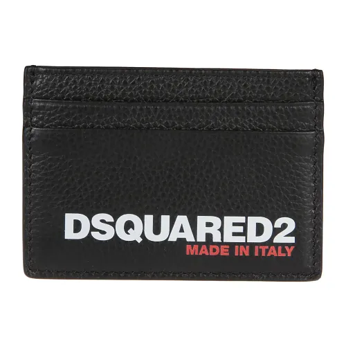 Dsquared2 , Bob Credit Card Holder ,Black male, Sizes: ONE SIZE