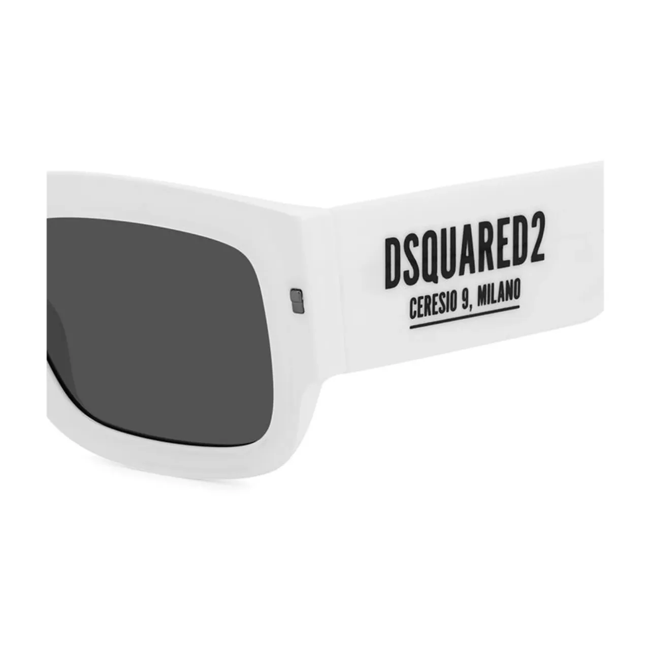 Dsquared2 , Bold Men's Sunglasses D2 0089/S VK6 ,White unisex, Sizes: