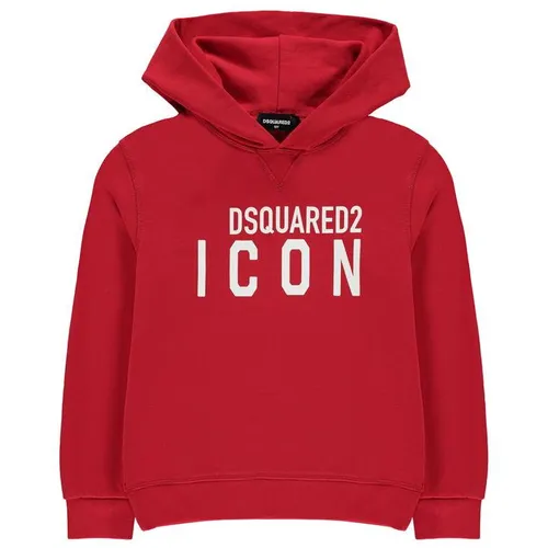 DSQUARED2 Boy'S Basic Logo Oth Hoodie - Red