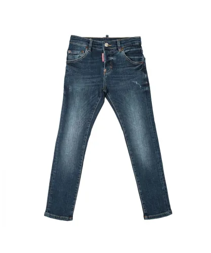 Dsquared2 Boys Boy's Cool Guy Jeans in Denim - Blue Cotton