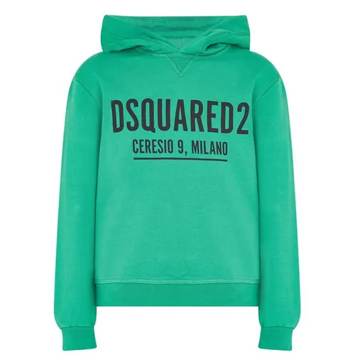 DSQUARED2 Boy'S Ceresio 9 Logo Oth Hoodie - Green