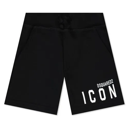 DSQUARED2 Boys Jersey Icon Shorts - Black