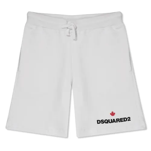 DSQUARED2 Boys Logo Jogger Shorts - White