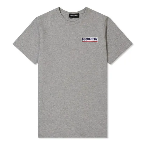 DSQUARED2 Boys Logo Printed T Shirt - Grey