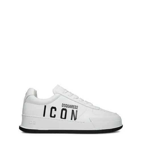 DSQUARED2 Canadian Icon Low-Top Trainers - White