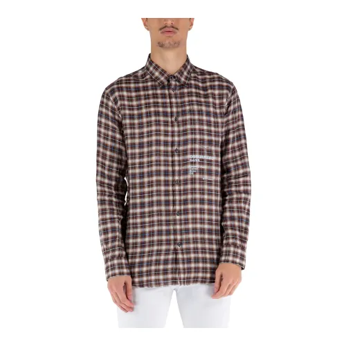Dsquared2 , Casual Shirt ,Brown male, Sizes: