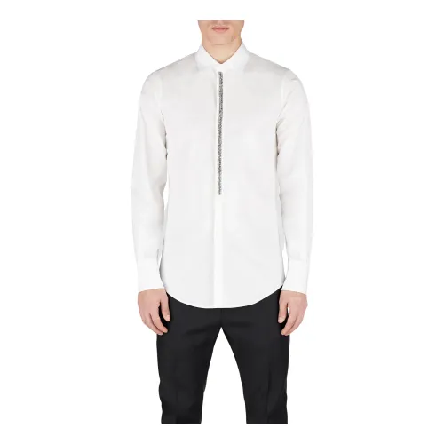 Dsquared2 , Casual White Shirt ,White male, Sizes: