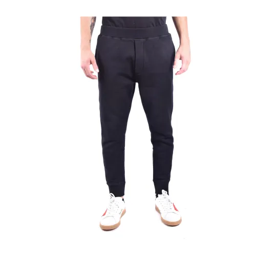 Dsquared2 , Comfortable Men`s Jogger Pants ,Black male, Sizes:
