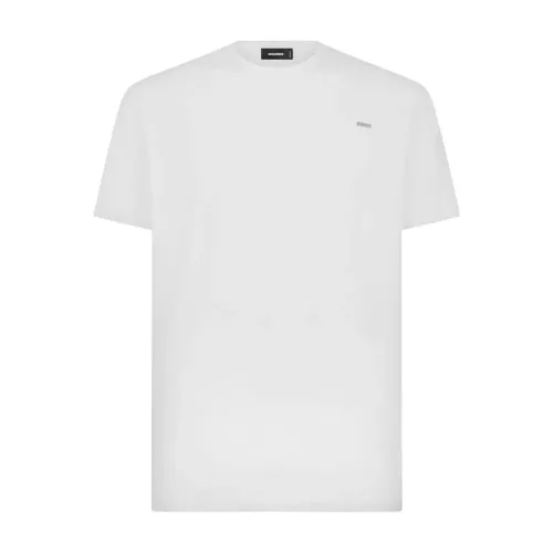 Dsquared2 , Cool Fit Classic T-Shirt - White ,White male, Sizes: