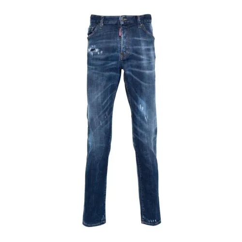 Dsquared2 , Cool guy fit jeans ,Blue male, Sizes:
