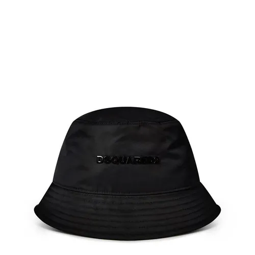 DSQUARED2 D2 Lettering Bucket Hat - Black