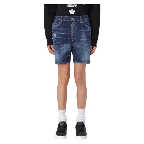 Dsquared2 , Denim Shorts ,Blue male, Sizes:
