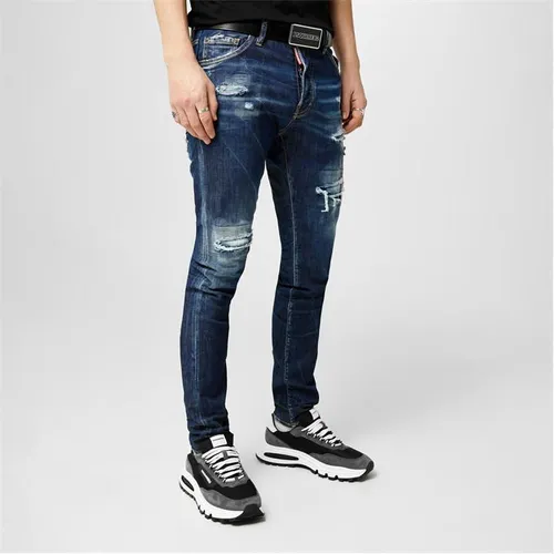 DSQUARED2 Distressed Cool Guy Jeans - Blue