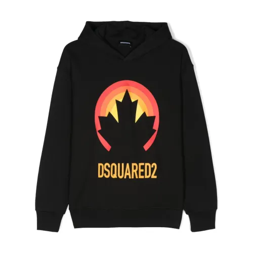 Dsquared2 , Dq90S Sweater for Men ,Black unisex, Sizes:
