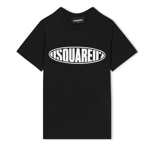 DSQUARED2 Dsq Logo T-Shirt Jn42 - Black