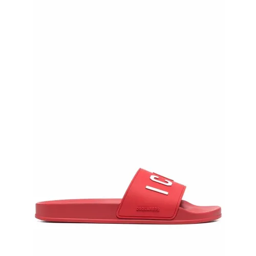 Dsquared2 , Dsquared2 Sandals Red ,Red male, Sizes: