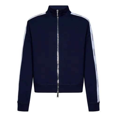 Dsquared2 , Dsquared2 Sweaters Blue ,Blue male, Sizes: