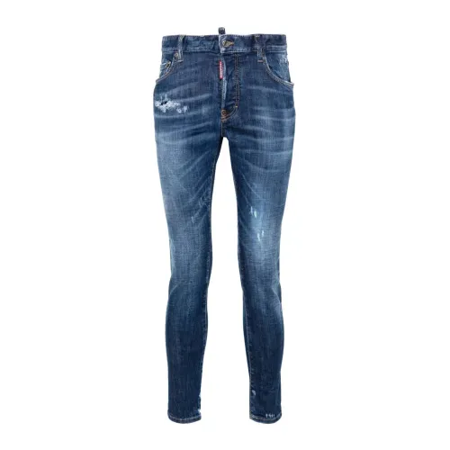 Dsquared2 , Dsquared2 Trousers ,Blue male, Sizes: