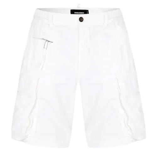 DSQUARED2 Elasticated Shorts - White