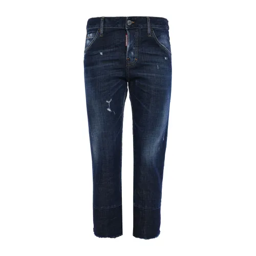 Dsquared2 , Elegant Boot-Cut Jeans for Women ,Blue female, Sizes: