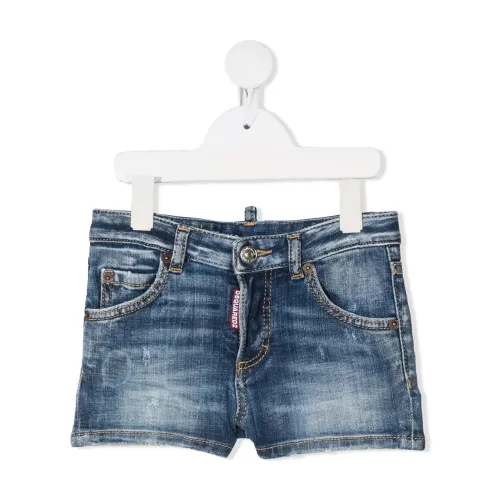Dsquared2 , Fashionista Summer Shorts ,Blue female, Sizes: