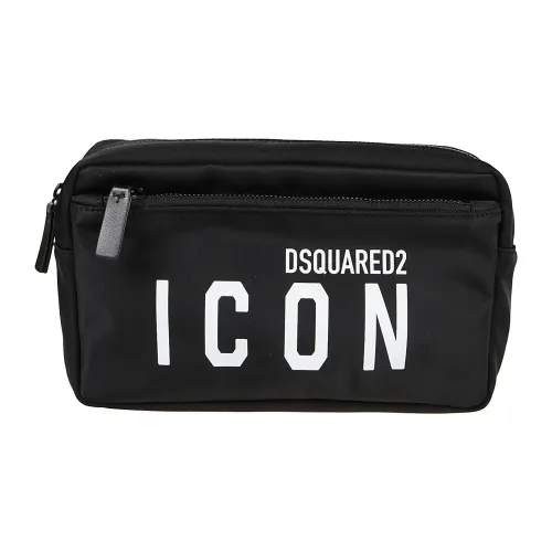 Dsquared2 , Icon Beauty Case ,Black male, Sizes: ONE SIZE