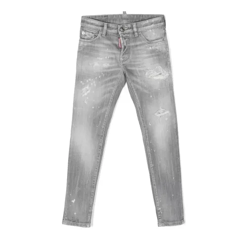 Dsquared2 , Jeans Grey ,Gray male, Sizes:
