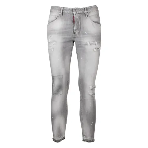 Dsquared2 , Jeans Pants ,Gray male, Sizes: